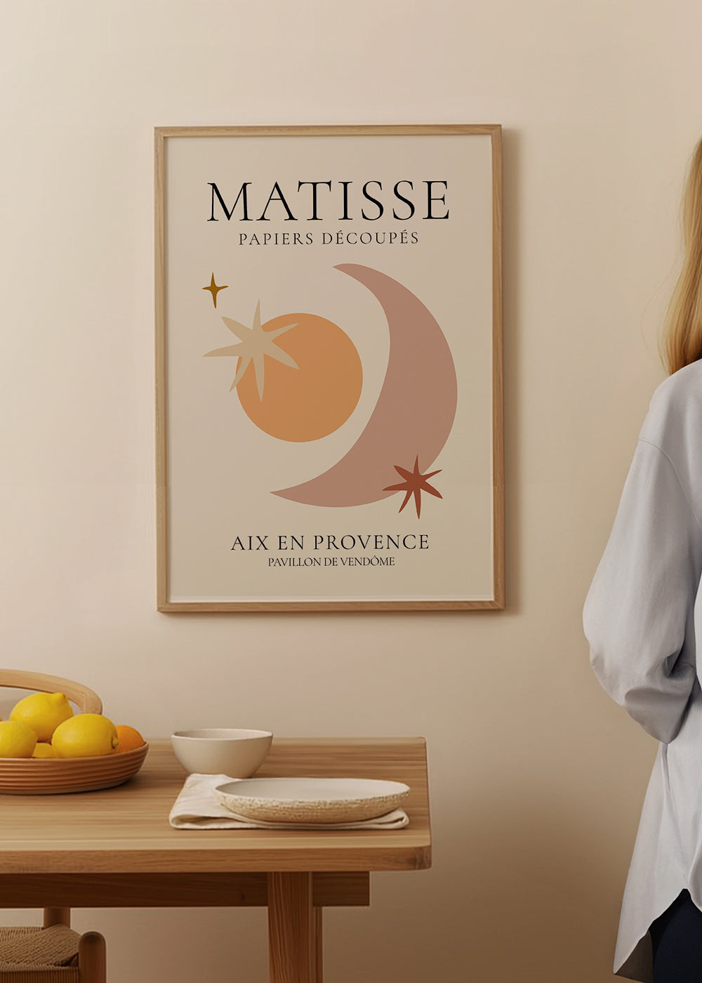 Illustration Matisse papiers découpés pasteltoner