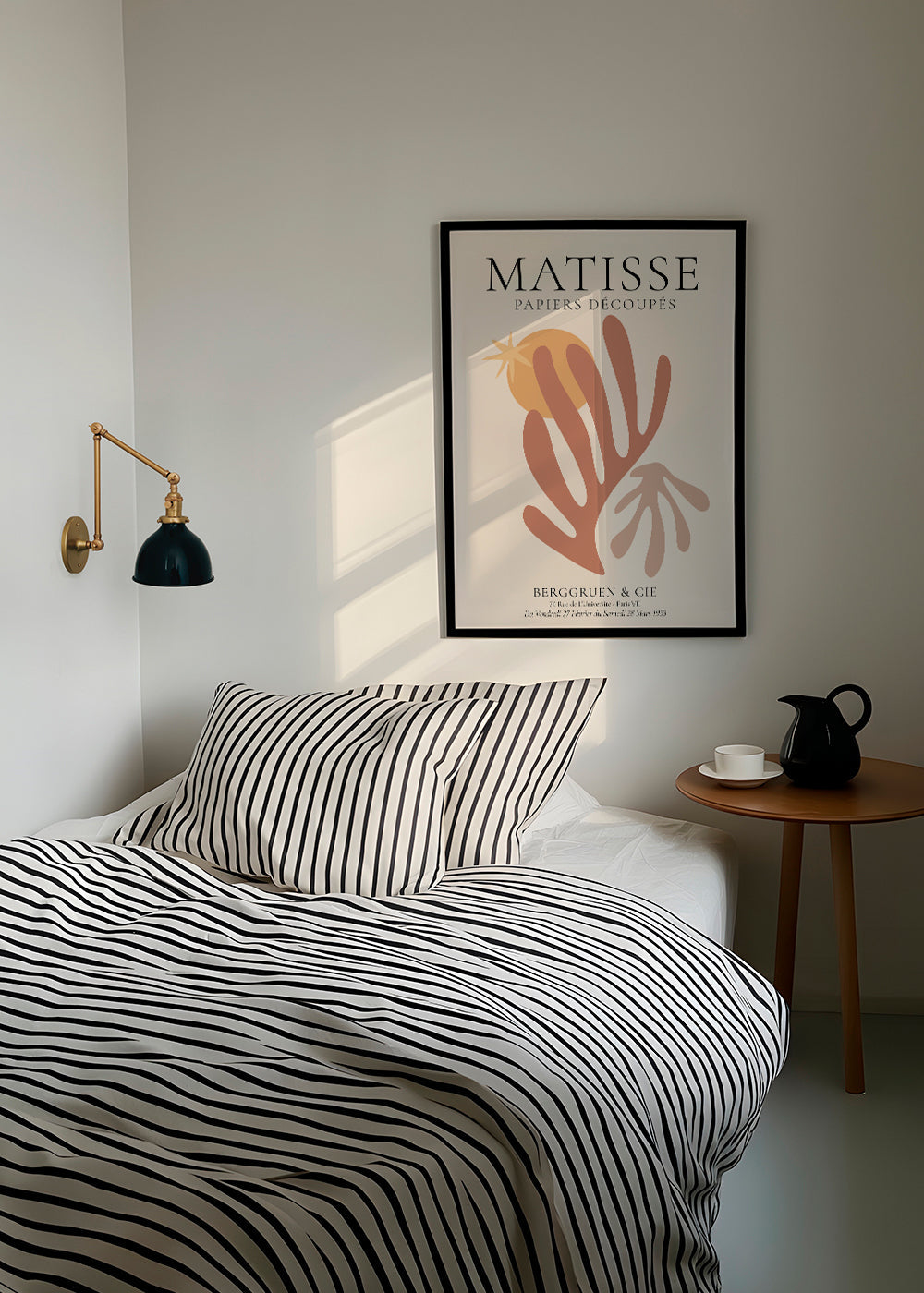 Botanisk plakat Matisse udklip varme toner