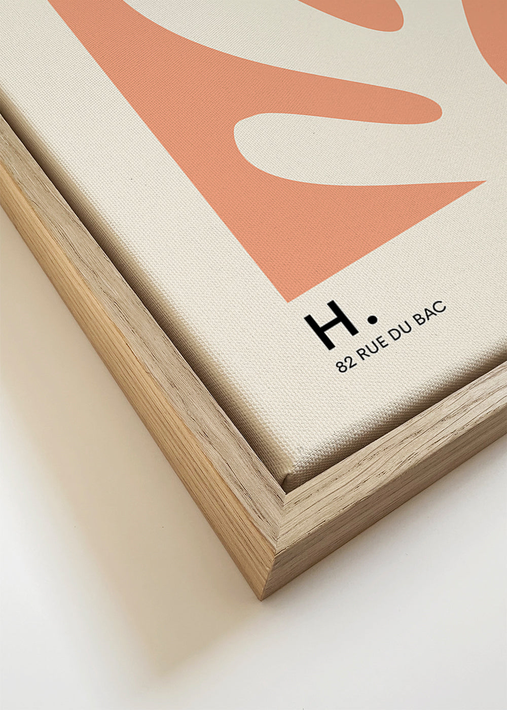 Botanisk print Matisse papir klippet orange