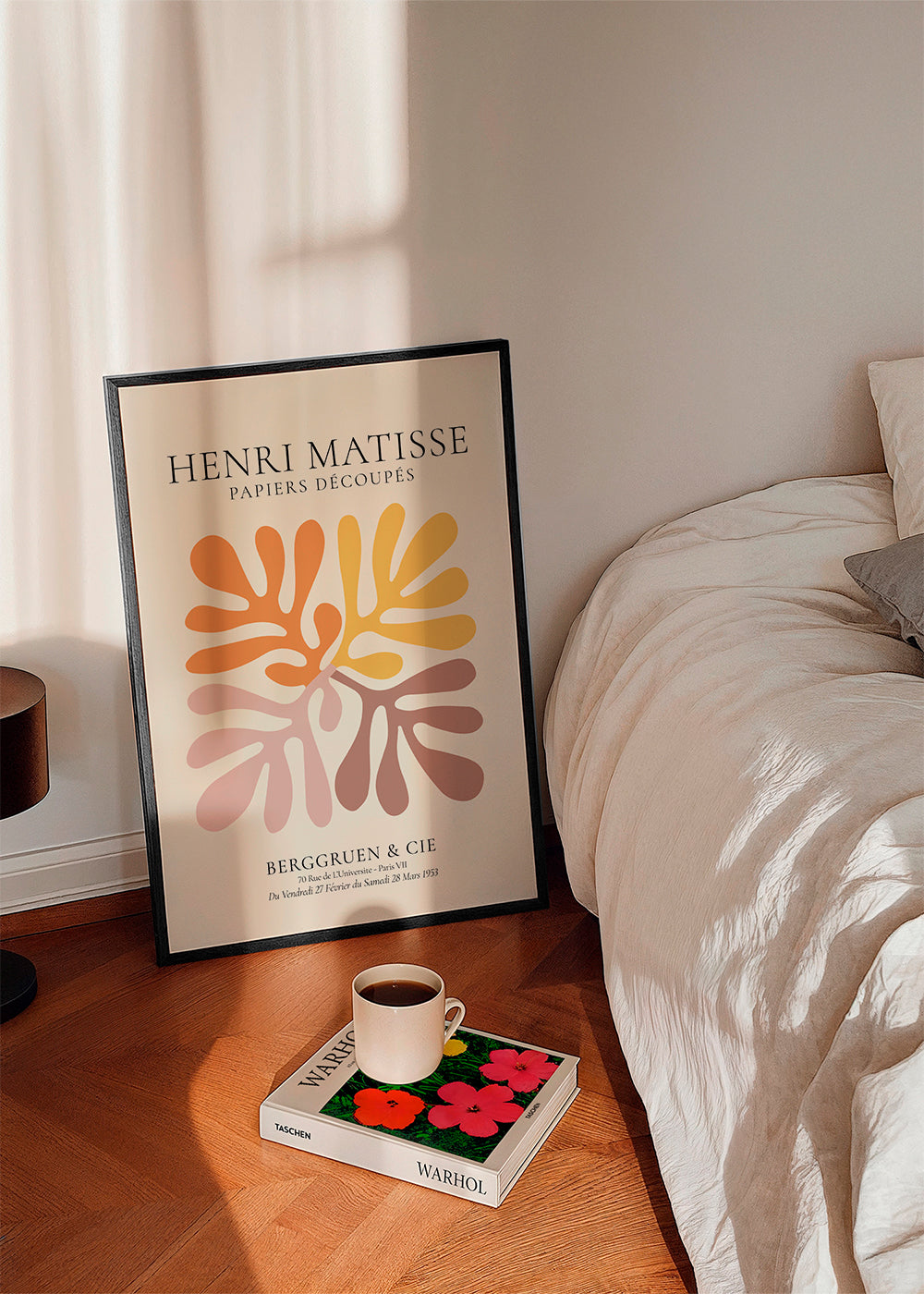 Botanisk plakat: Matisse-klip i varme nuancer