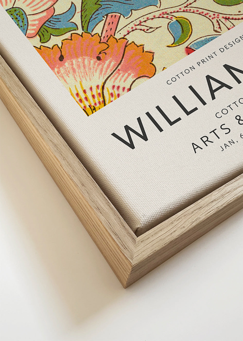 Botanisk plakat William Morris blomsterprint
