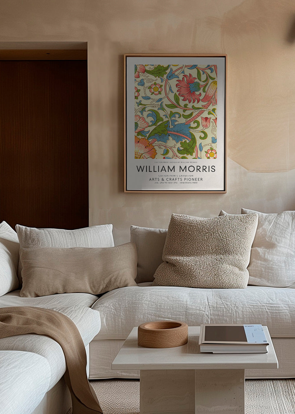 Botanisk plakat William Morris blomsterprint