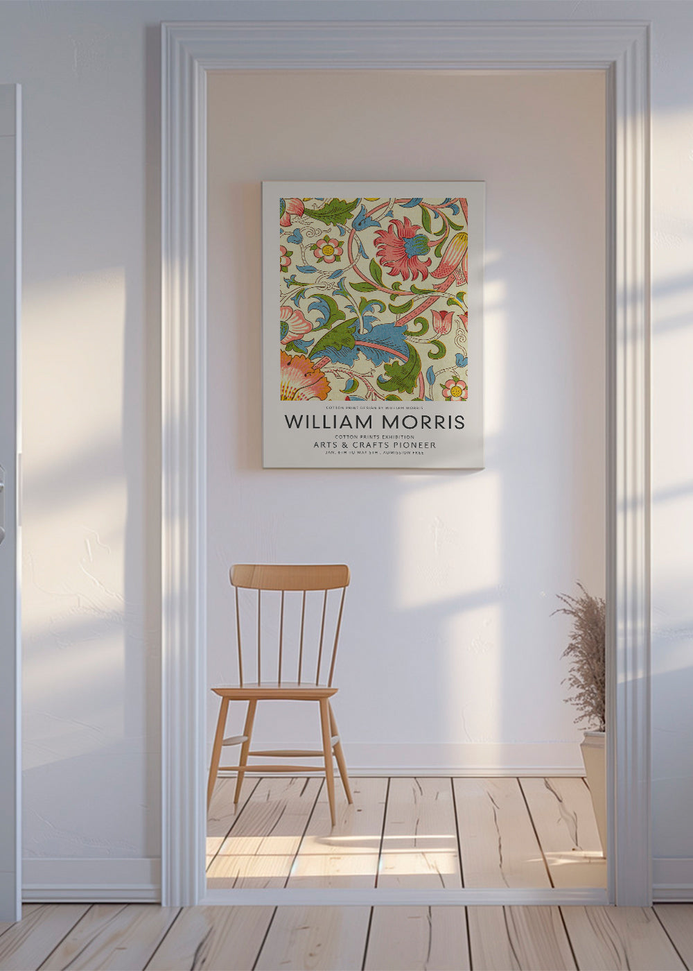 Botanisk plakat William Morris blomsterprint