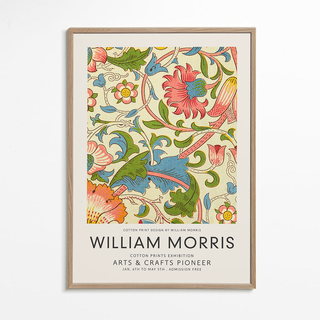 Botanisk plakat William Morris blomsterprint