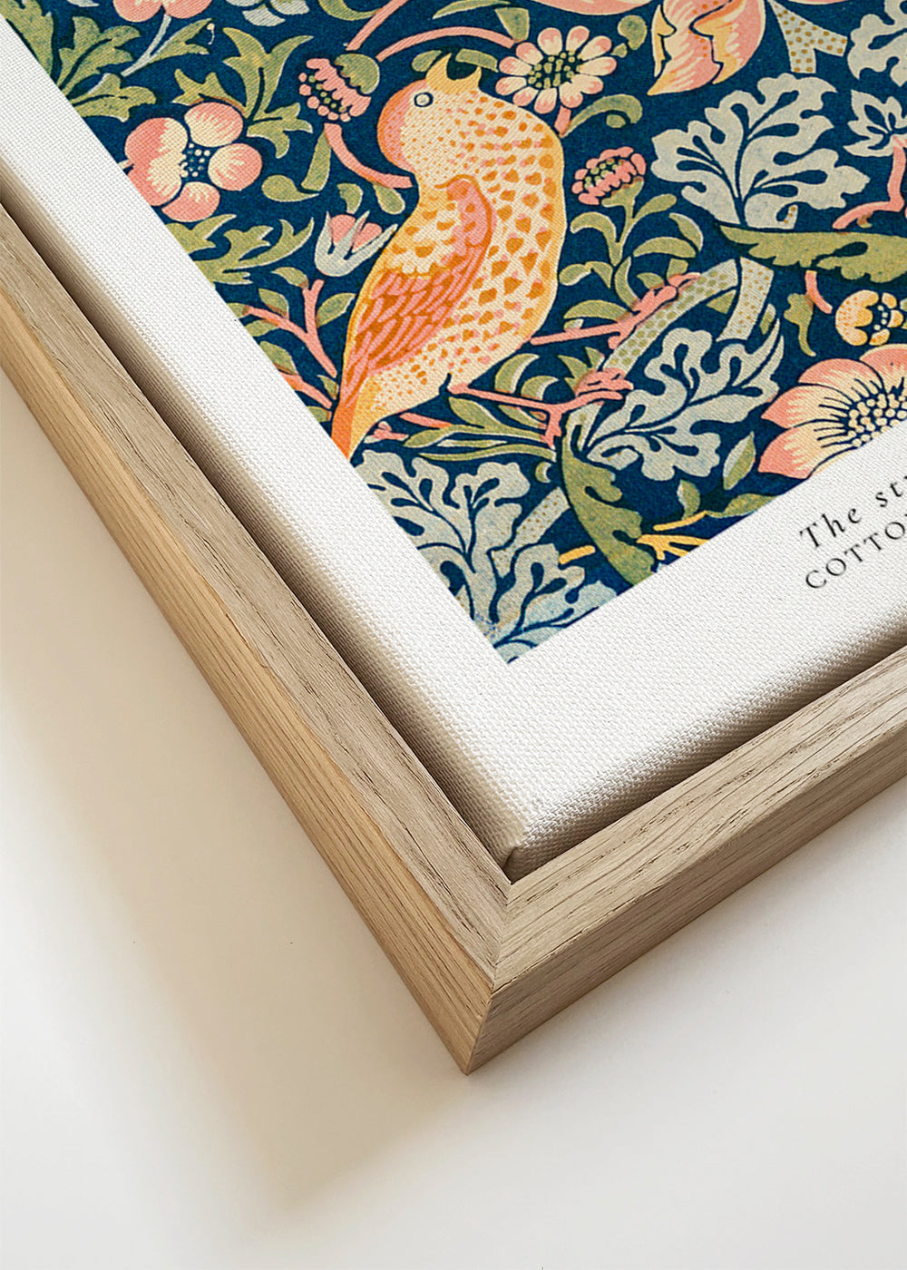 Botanisk plakat William Morris fugle og jordbær