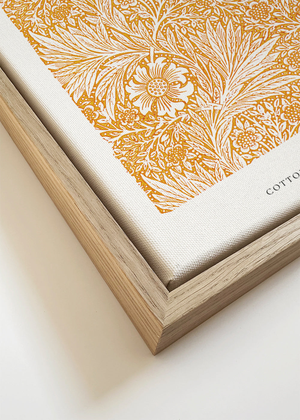 Botanisk print William Morris Marigold-motiv