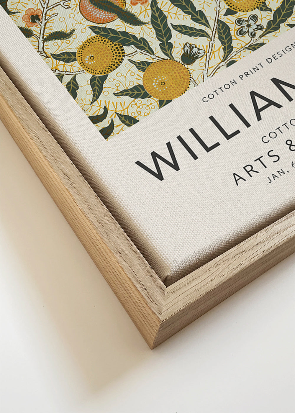 Botanisk plakat med frugtmønster William Morris