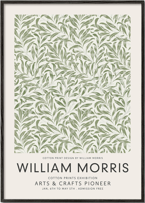 Botanisk plakat William Morris bladmotiv