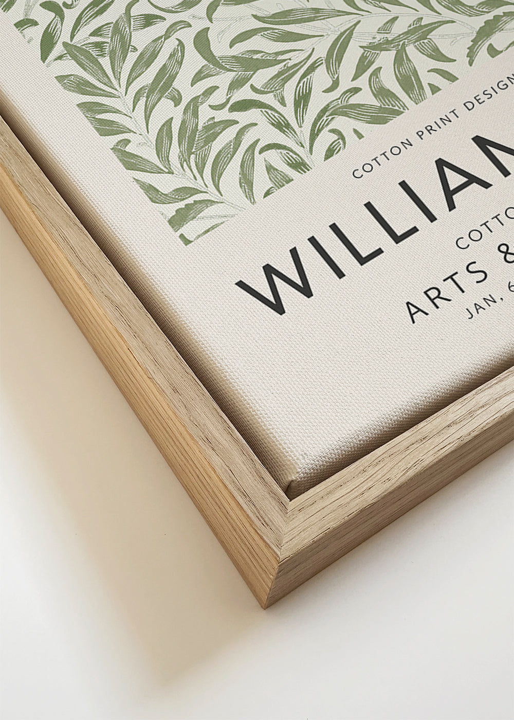Botanisk plakat William Morris bladmotiv