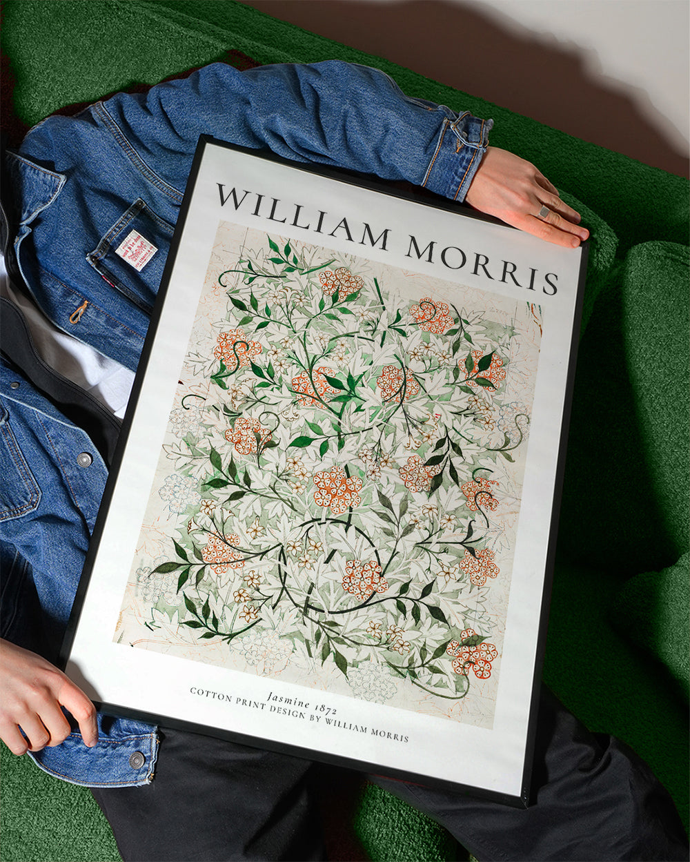 Botanisk plakat med jasmin af William Morris