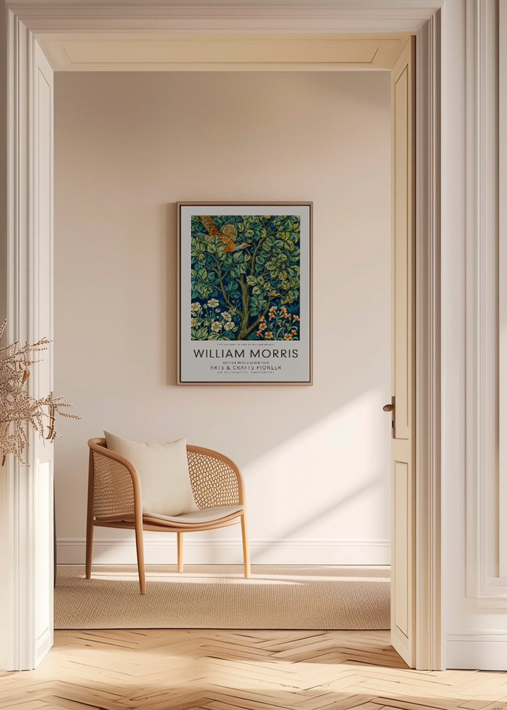 Botanisk plakat William Morris fasan