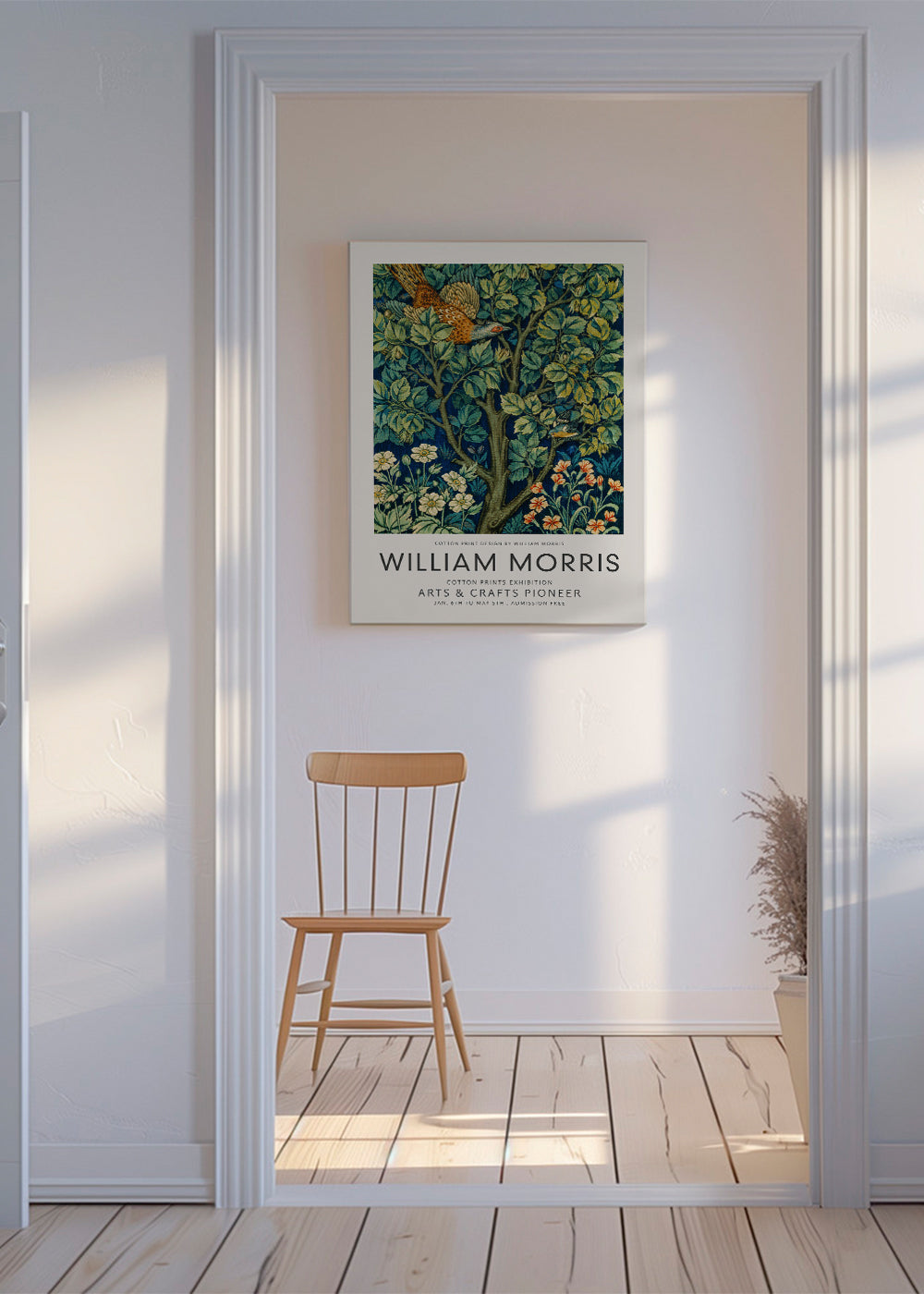 Botanisk plakat William Morris fasan