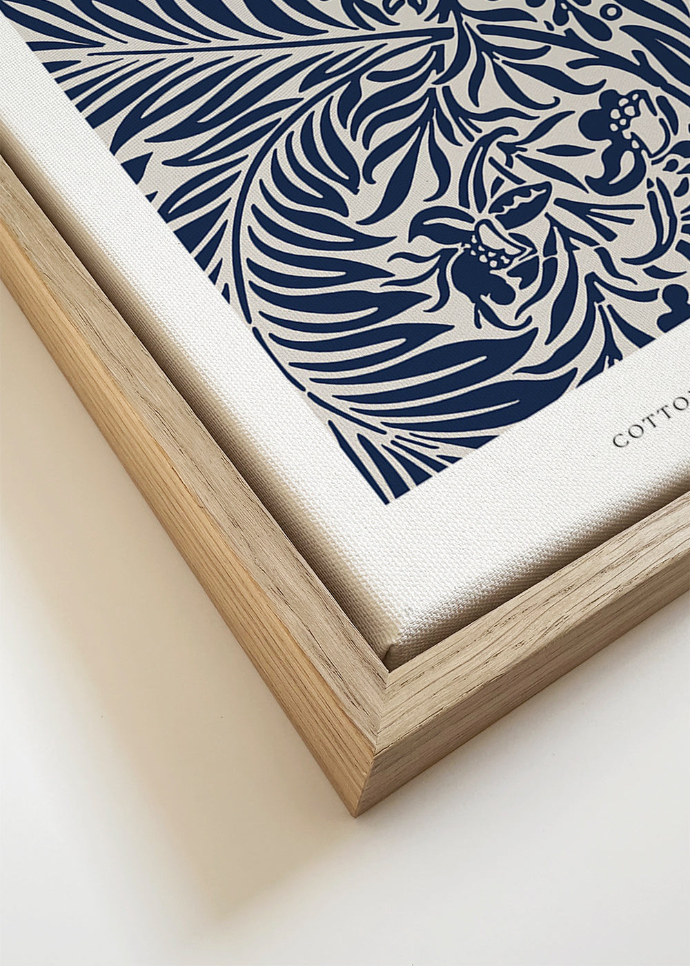 Botanisk plakat William Morris Larkspur blå