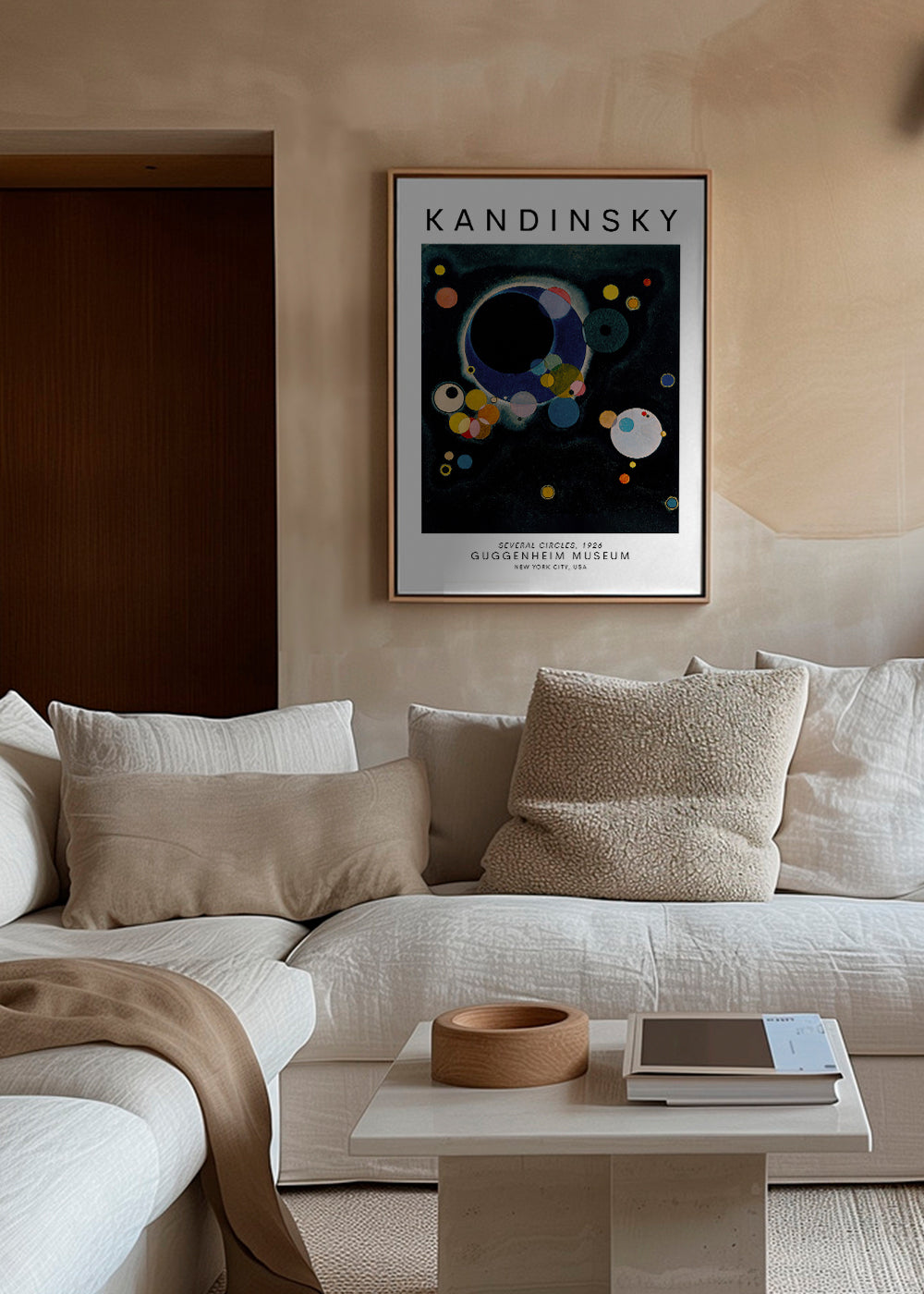Abstrakt billede med kosmiske cirkler