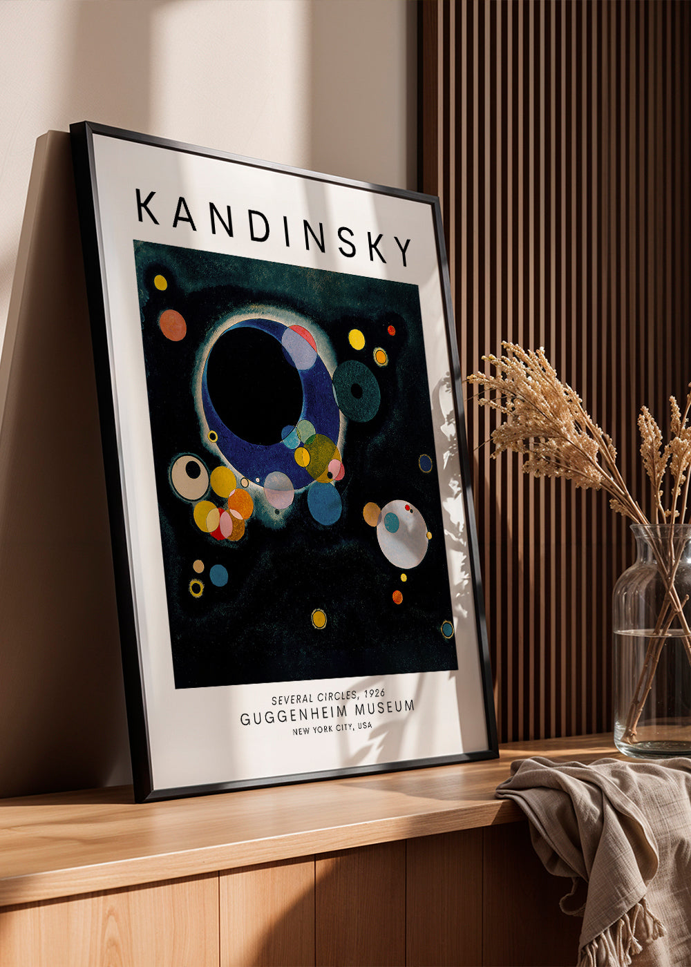 Abstrakt billede med kosmiske cirkler