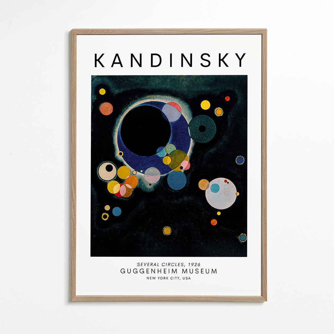 Abstrakt billede med kosmiske cirkler