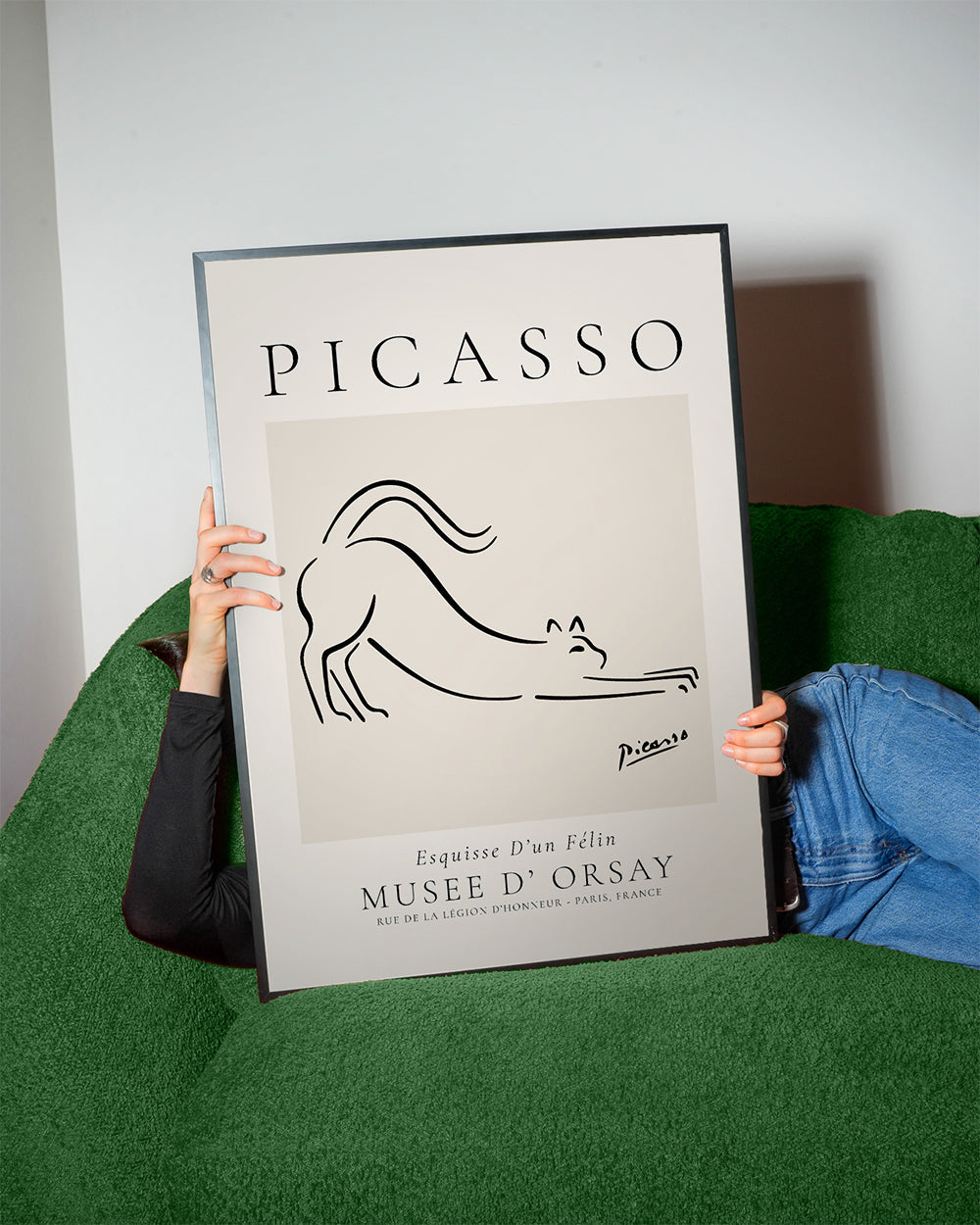Minimalistisk katteillustration i linje