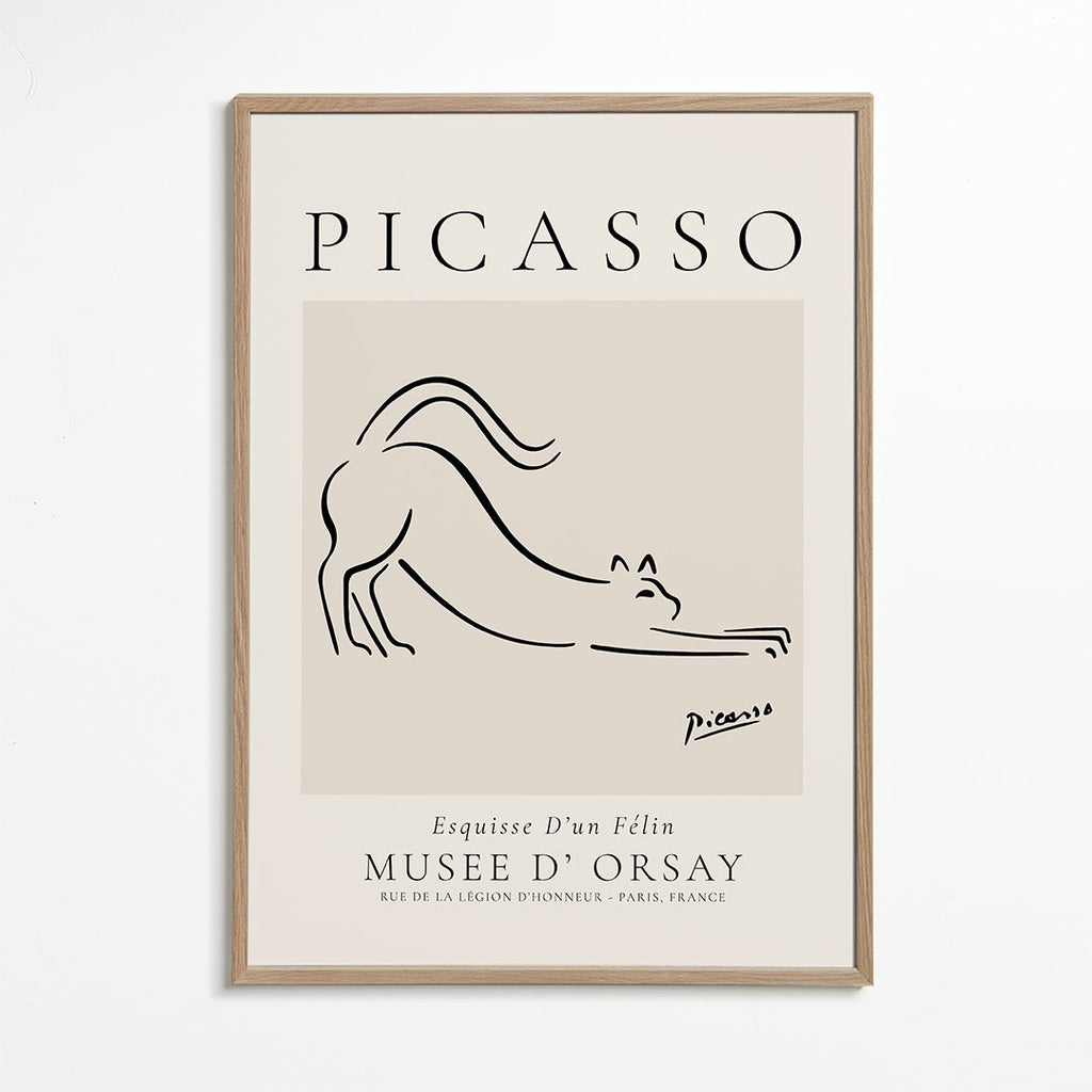 Minimalistisk katteillustration i linje