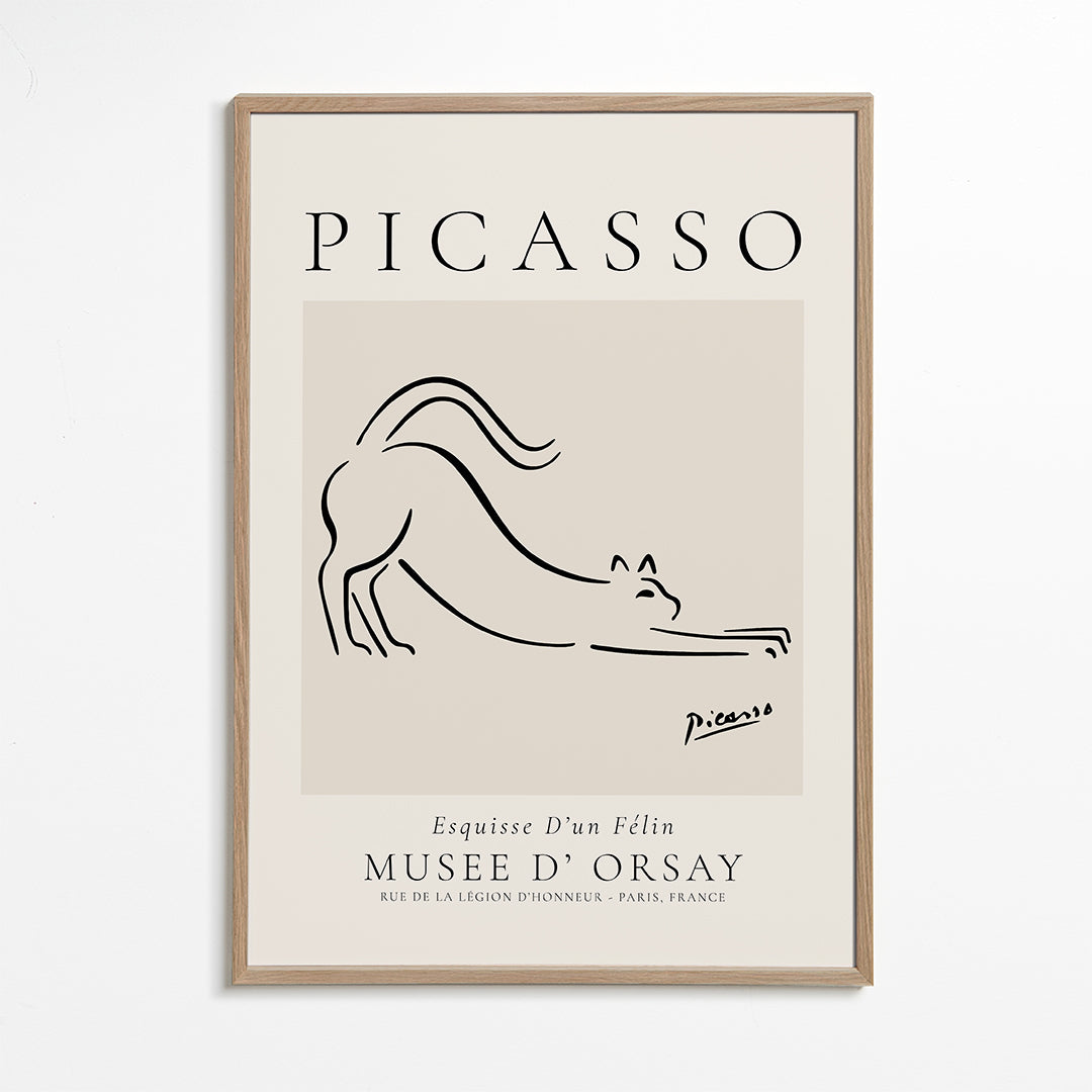 Minimalistisk katteillustration i linje