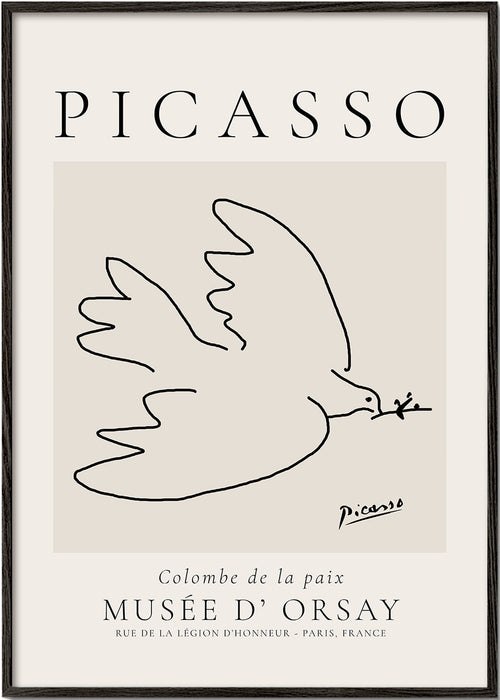 Picasso-due minimalistisk linjetegning