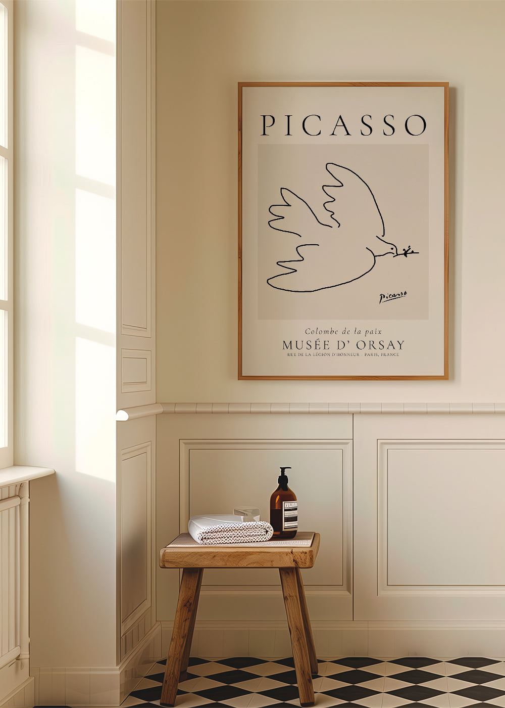 Picasso-due minimalistisk linjetegning