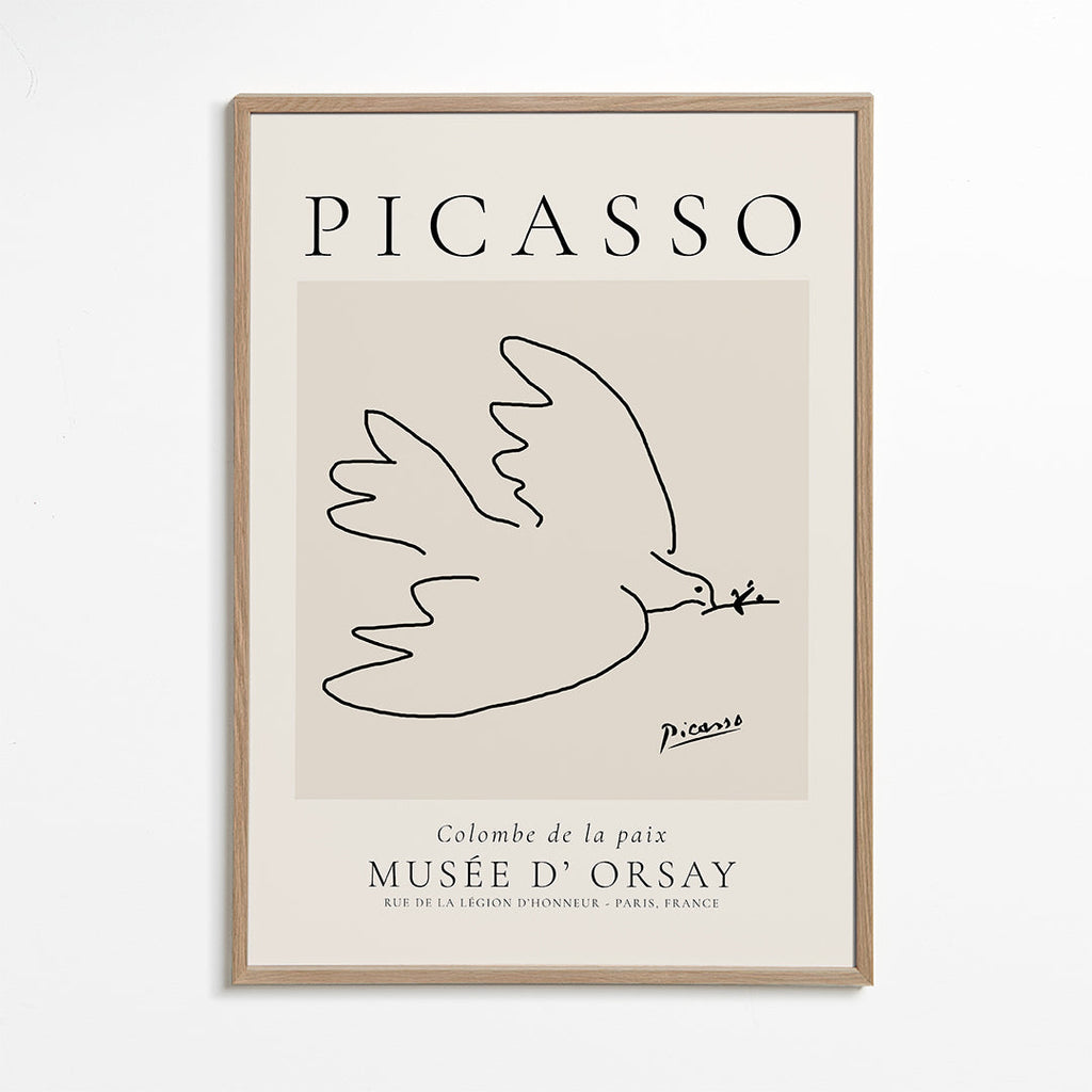 Picasso-due minimalistisk linjetegning