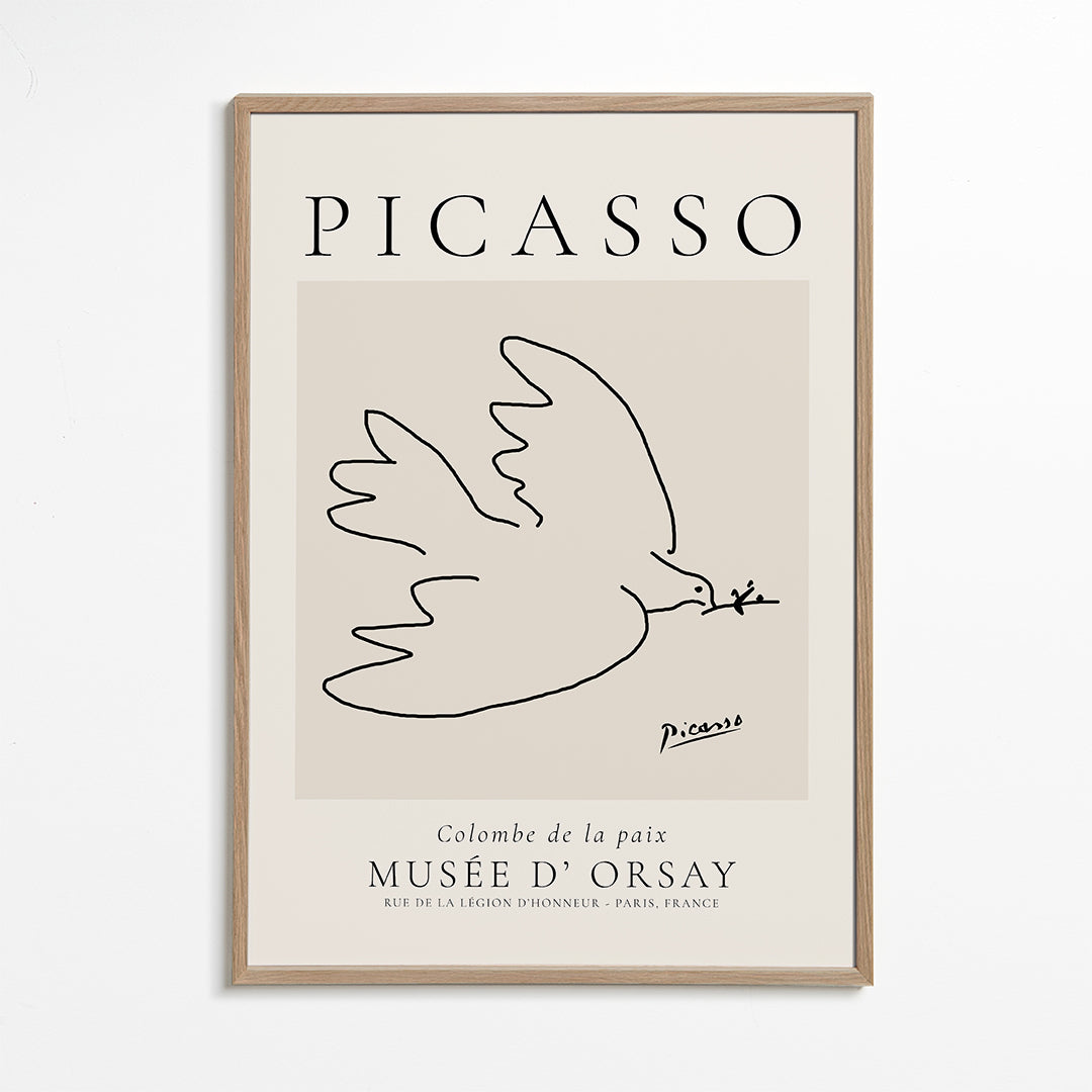 Picasso-due minimalistisk linjetegning