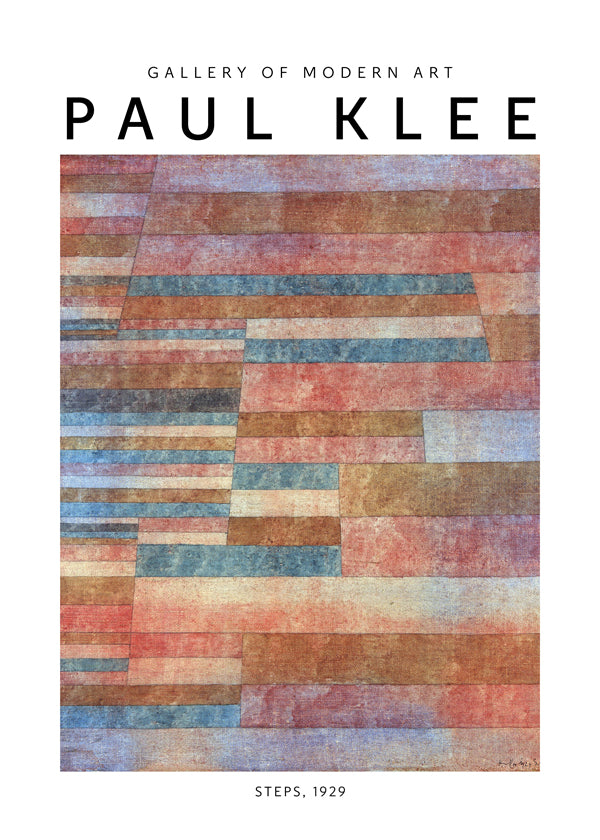 Abstrakt kunstværk Steps af Paul Klee