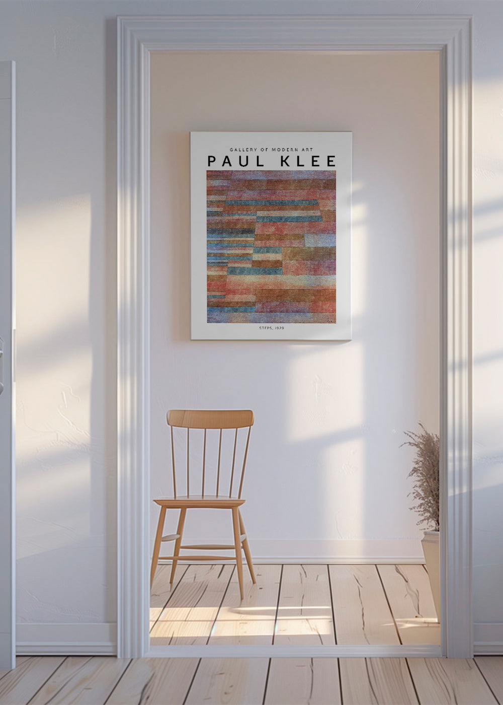 Abstrakt kunstværk Steps af Paul Klee