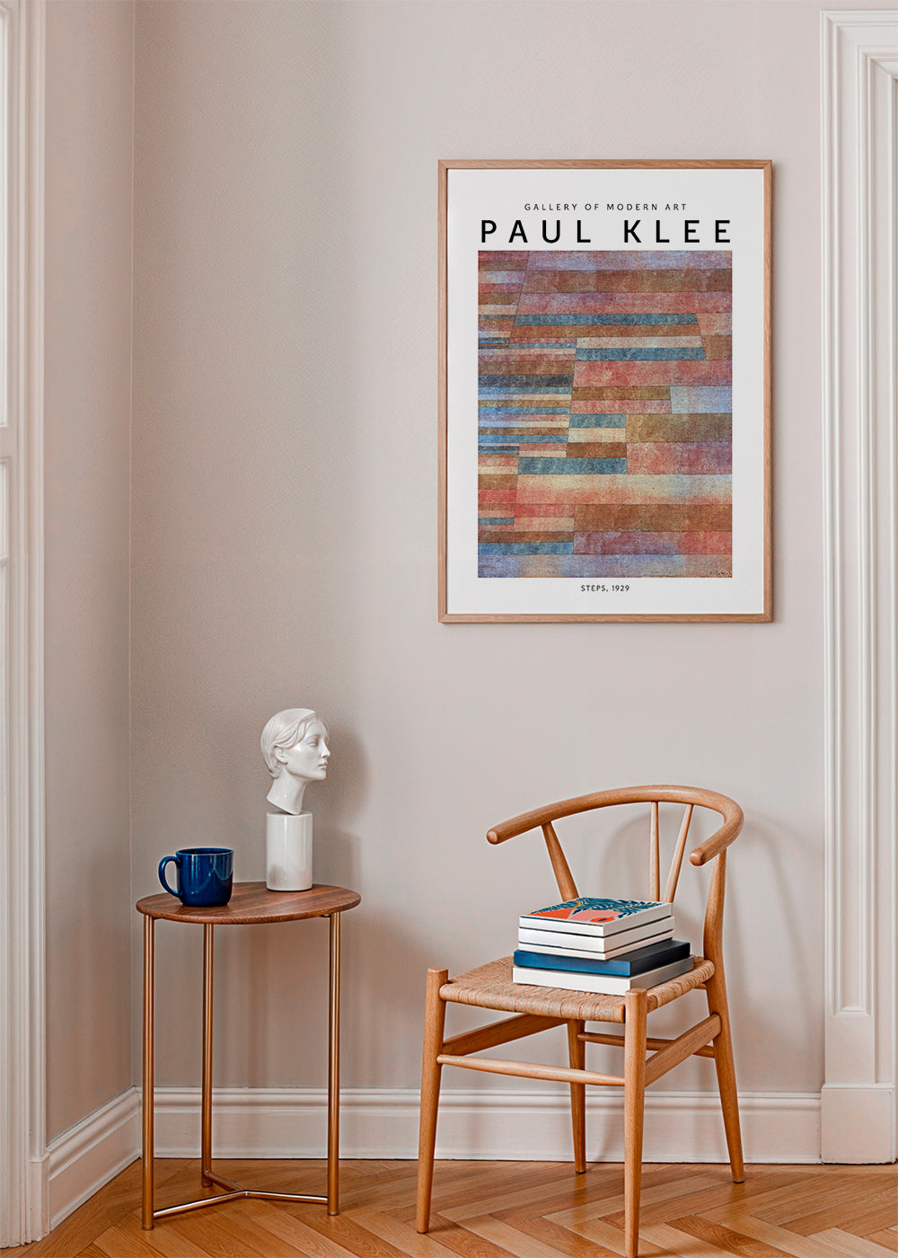 Abstrakt kunstværk Steps af Paul Klee