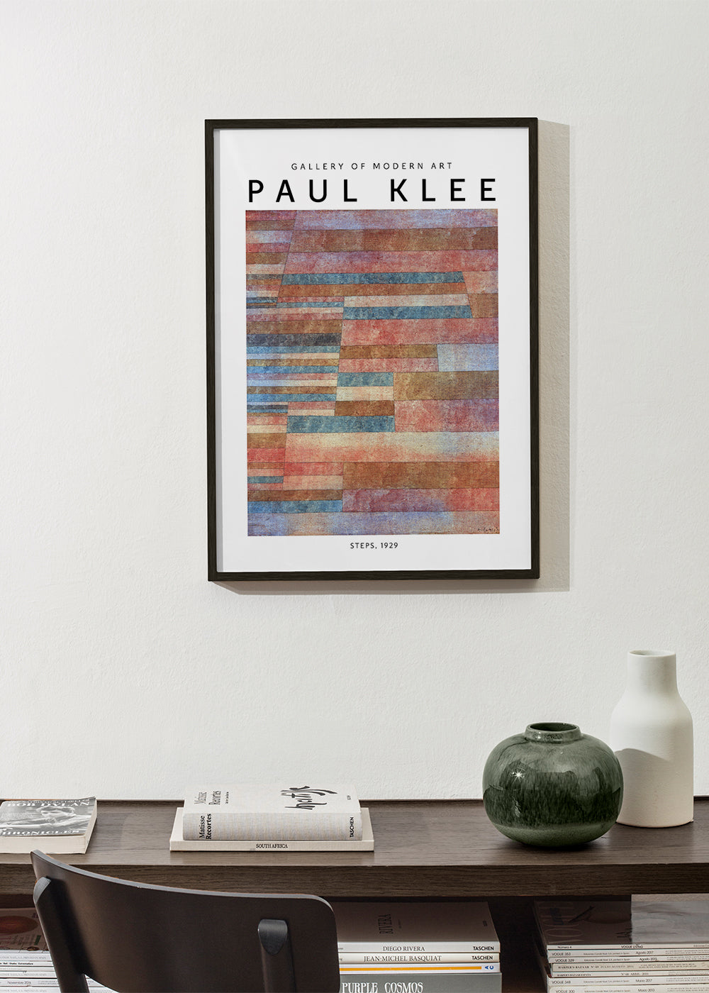 Abstrakt kunstværk Steps af Paul Klee