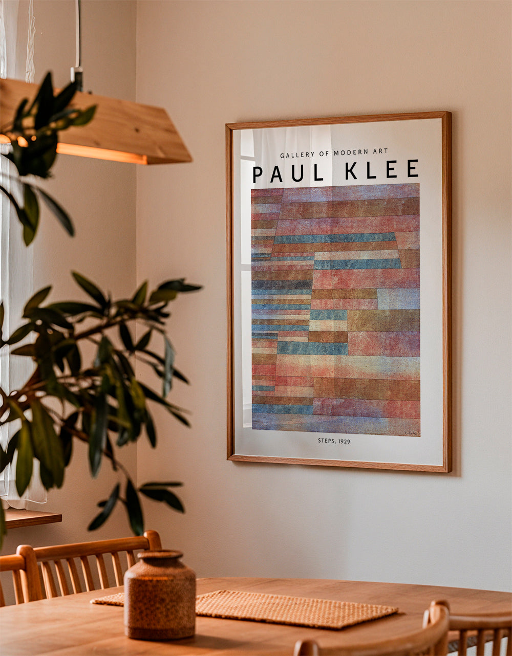 Abstrakt kunstværk Steps af Paul Klee