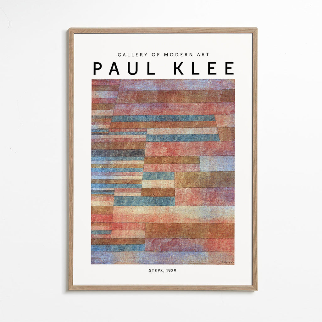 Abstrakt kunstværk Steps af Paul Klee