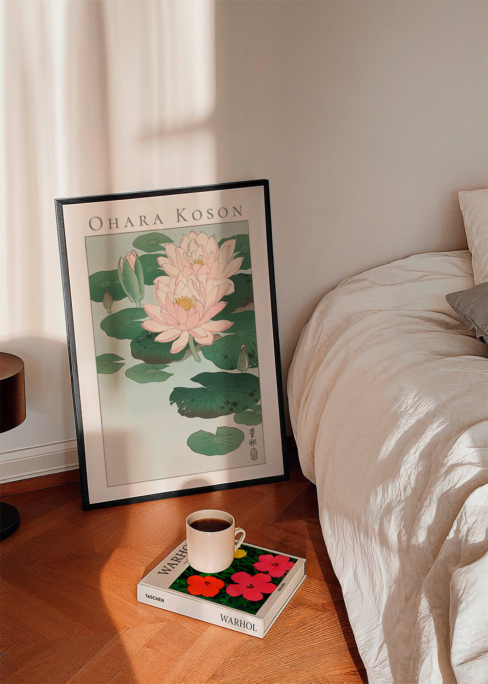 Botanisk plakat med japansk åkande