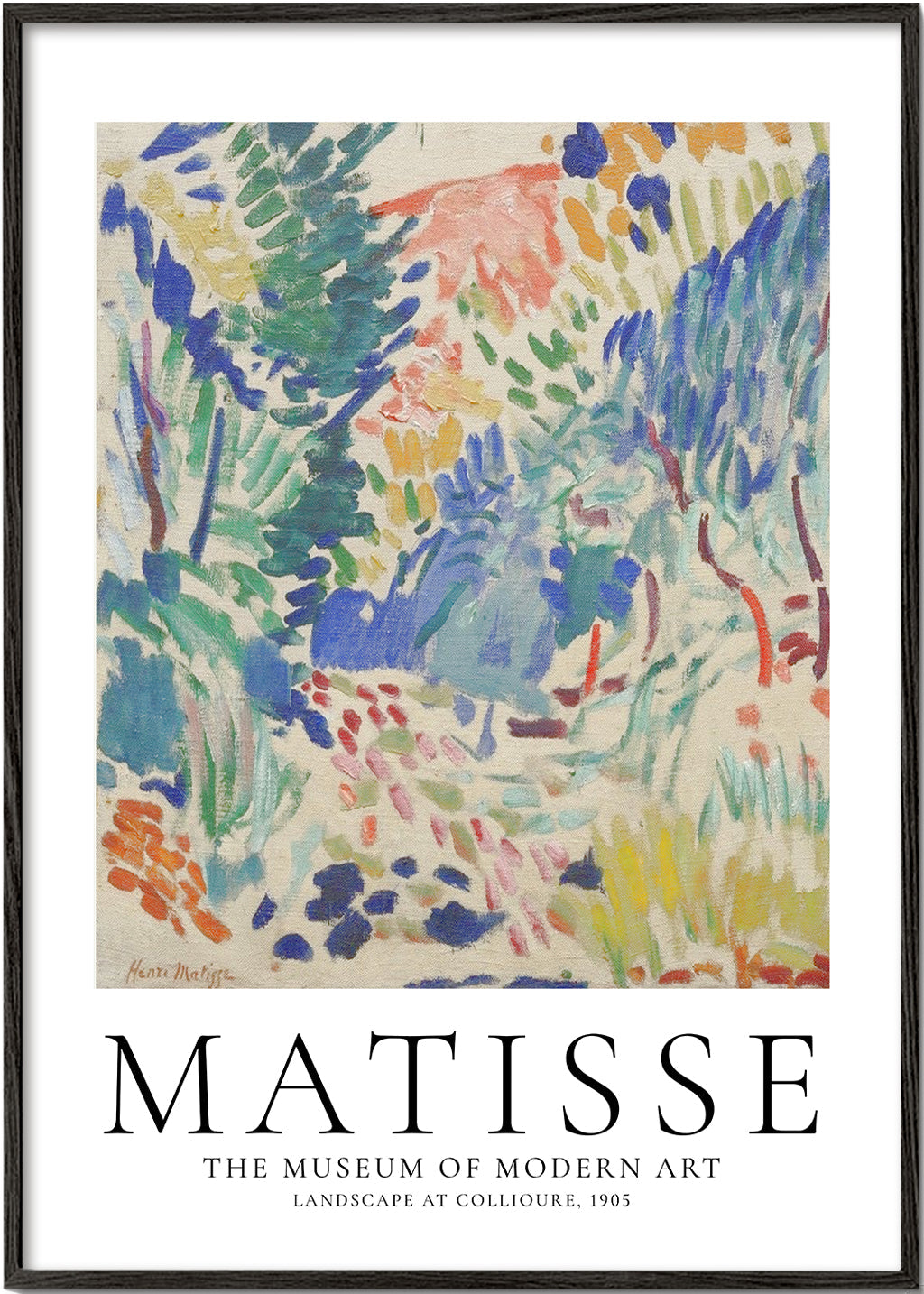 Landskabskunst Matisse Collioure 1905
