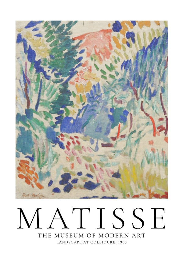 Landskabskunst Matisse Collioure 1905