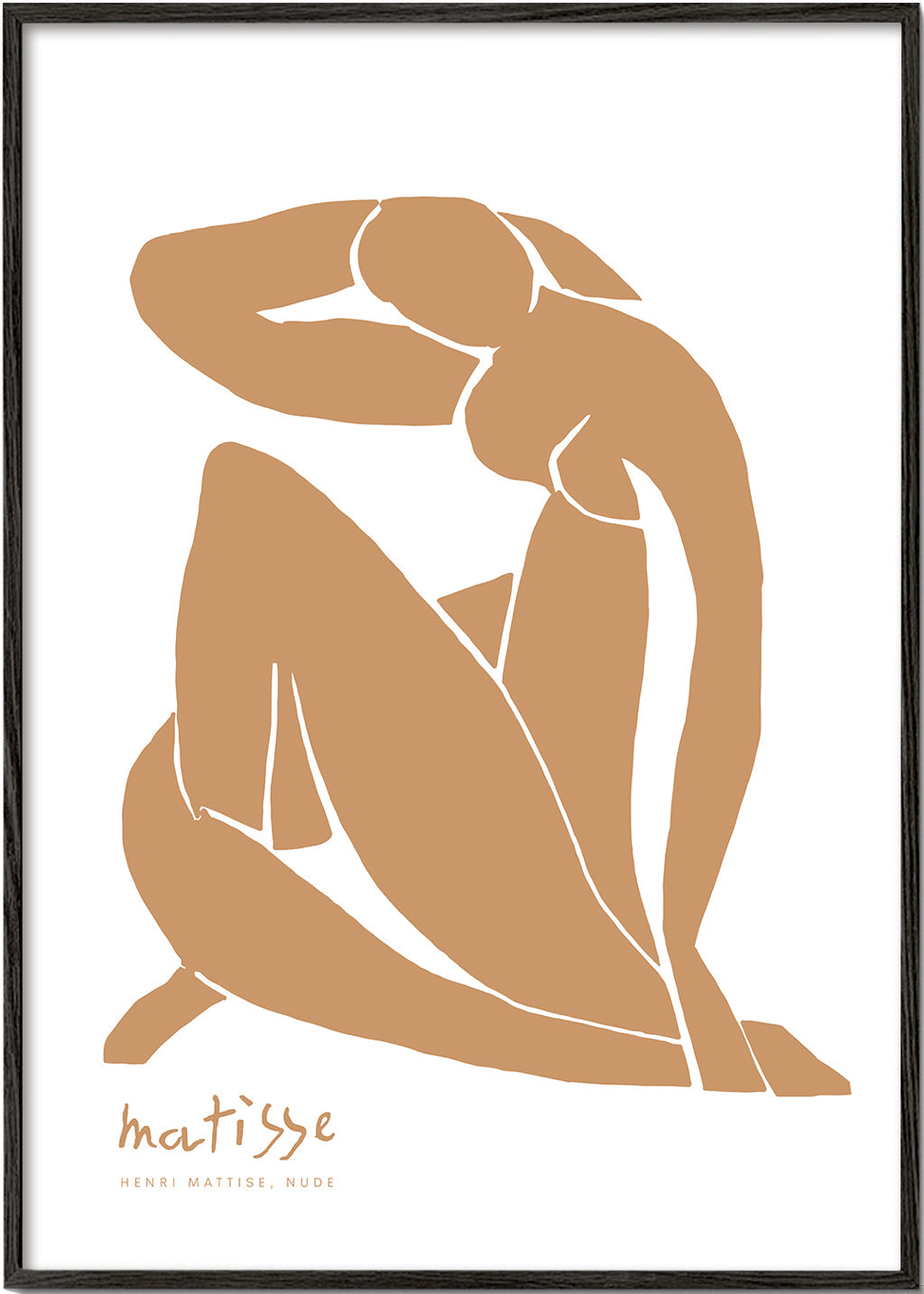 Illustration af kvindelig figur i minimalistisk stil
