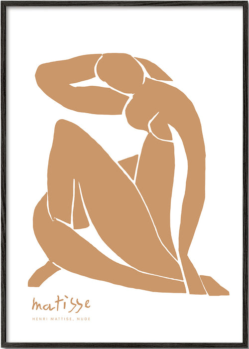 Illustration af kvindelig figur i minimalistisk stil