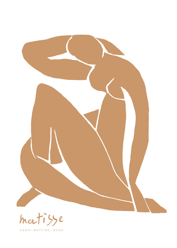 Illustration af kvindelig figur i minimalistisk stil