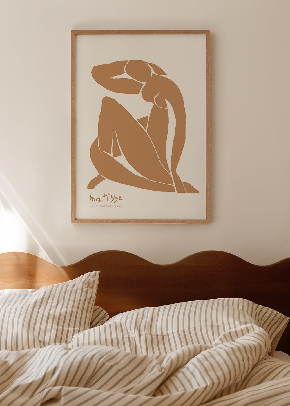 Illustration af kvindelig figur i minimalistisk stil