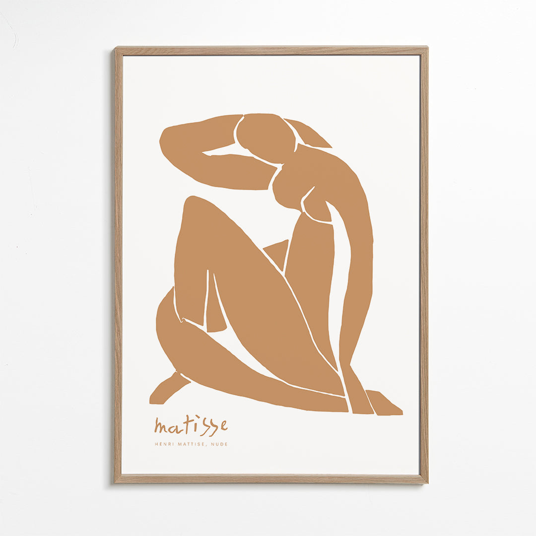 Illustration af kvindelig figur i minimalistisk stil