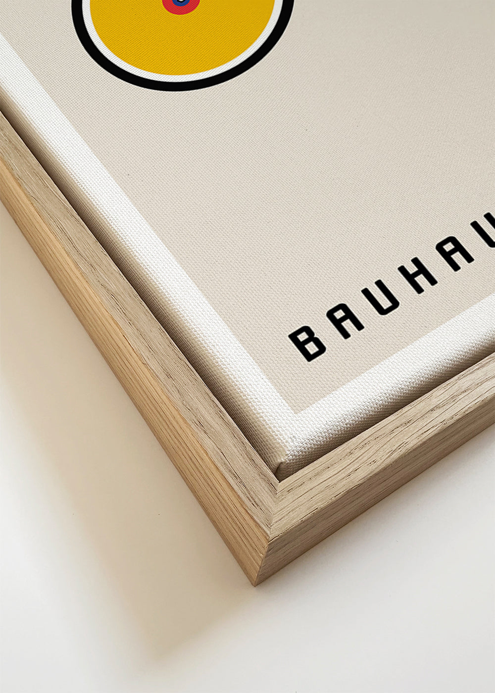 Geometrisk plakat Bauhaus cykel