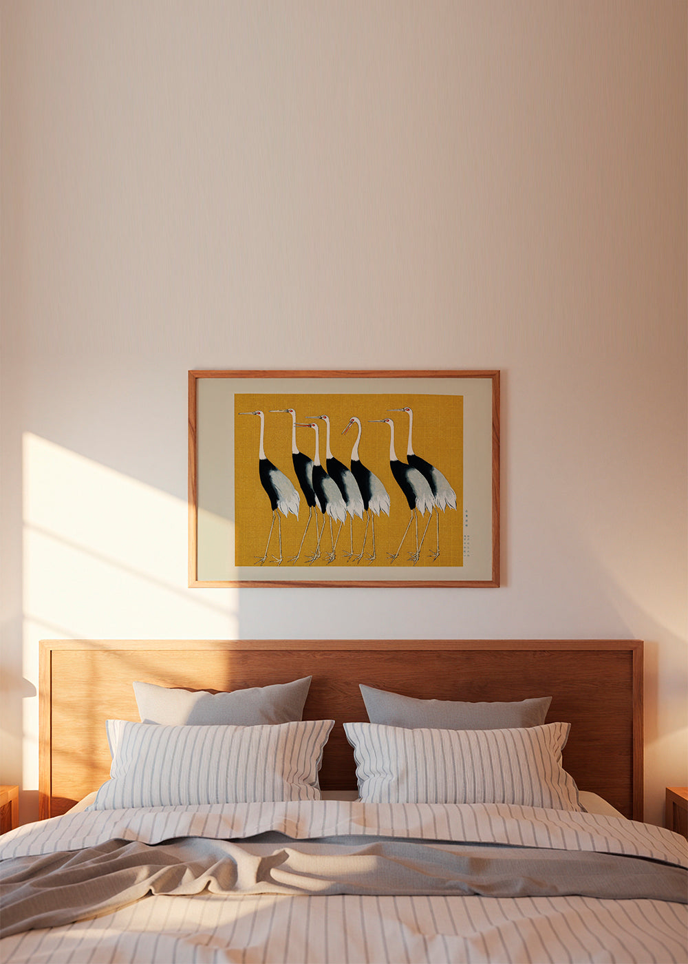 Plakat japanske traner vintage