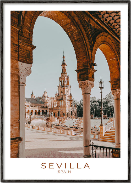 Køkkenkunst Sevilla: buegange og plads