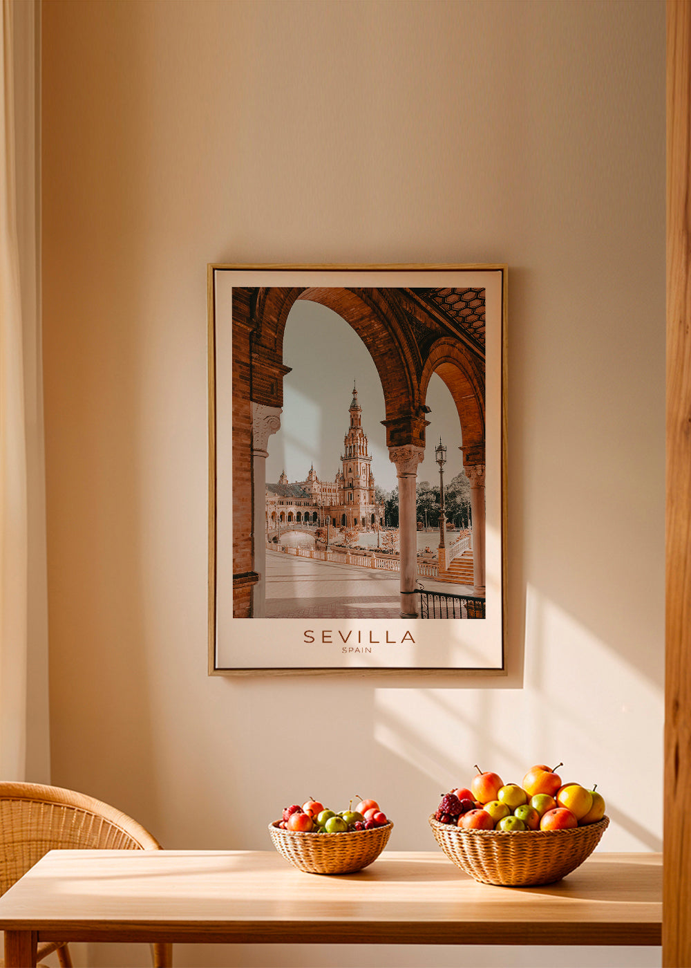 Køkkenkunst Sevilla: buegange og plads