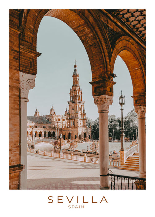 Køkkenkunst Sevilla: buegange og plads