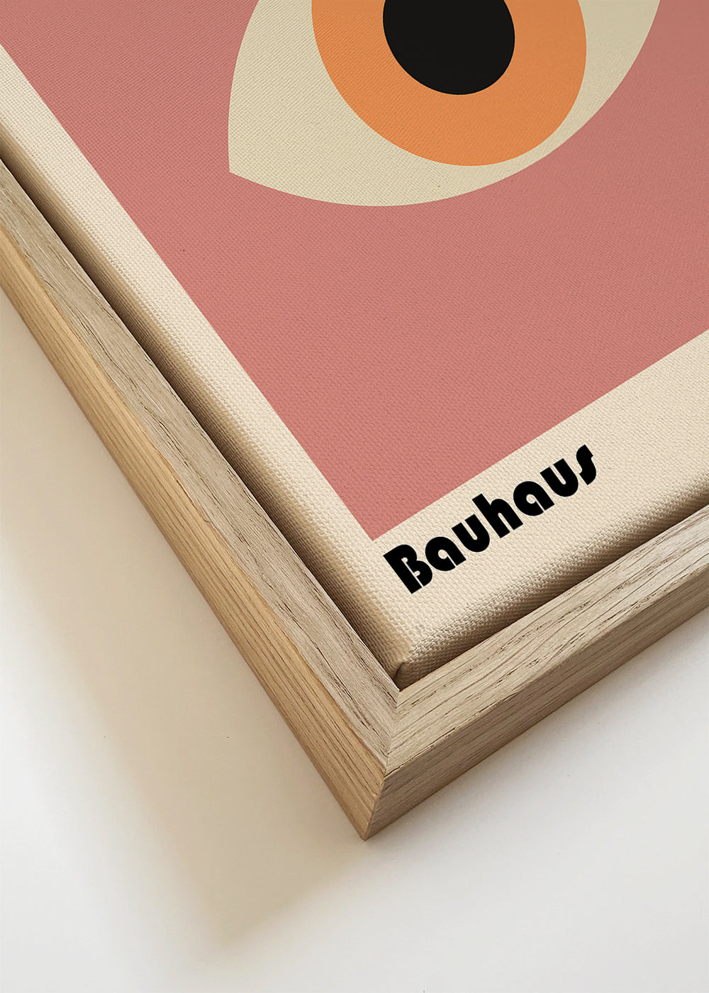Geometrisk plakat Bauhaus-øje