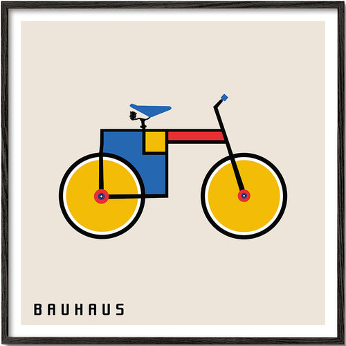 Bauhaus cykel illustration