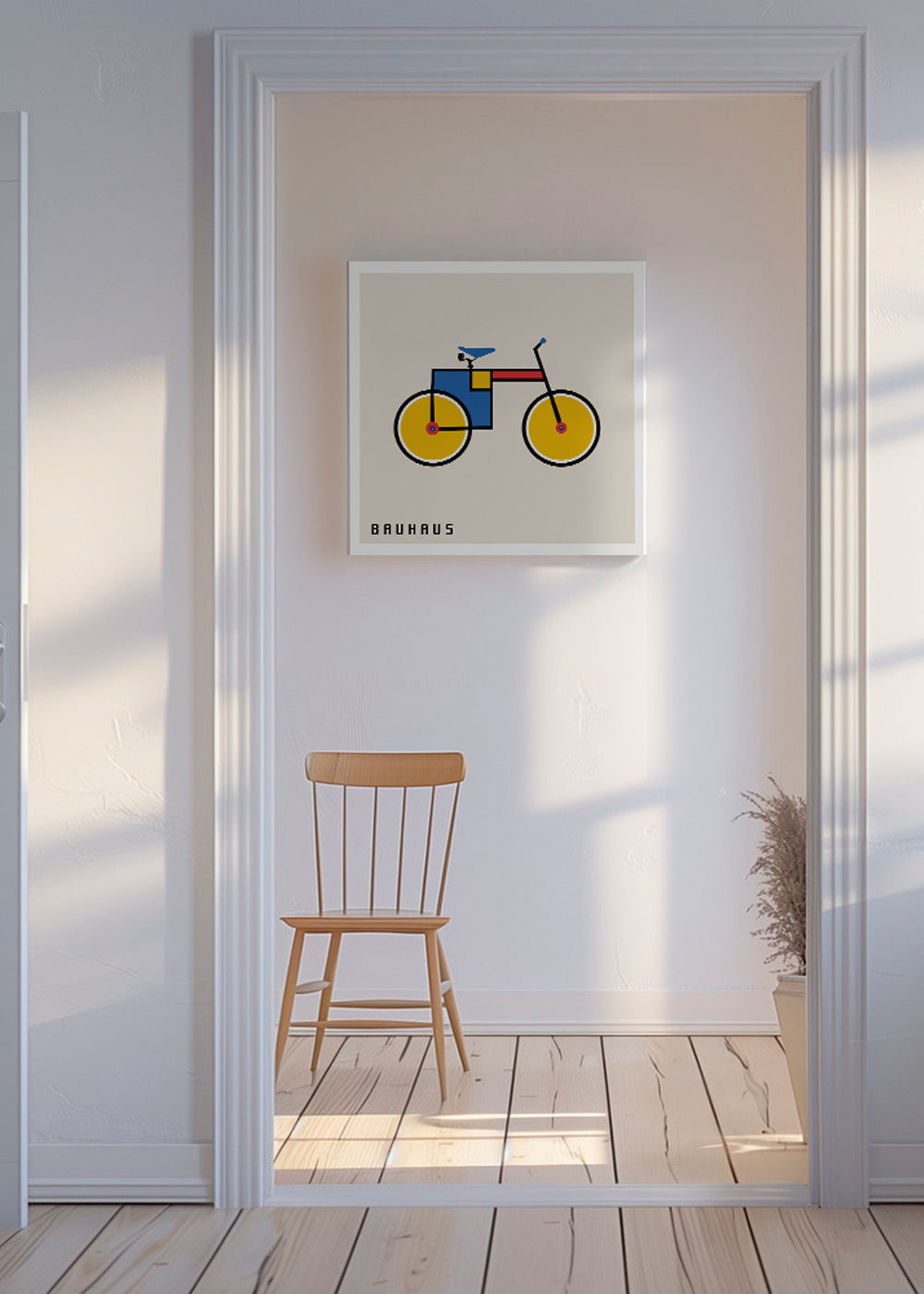 Bauhaus cykel illustration