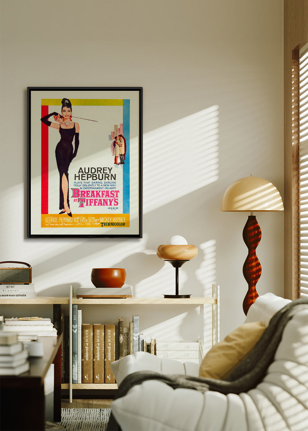 Vintage-plakat Audrey Hepburn klassiker